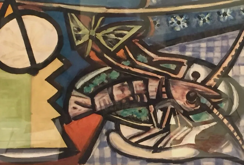 Still Life with Lobster ,1945. Pablo Picasso 
